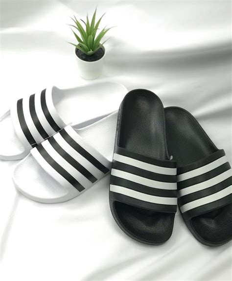 adidas slippers meisjes|Adidas 3 strips sandalen.